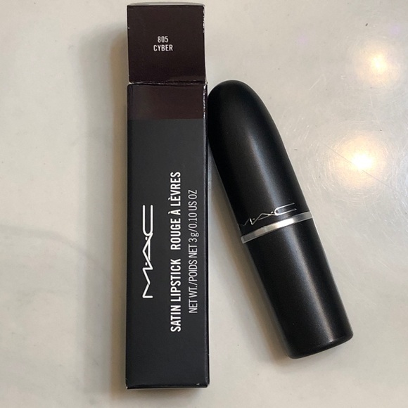 MAC Cosmetics Other - MAC Satin Lipstick Shade 805 Cyber 3g Discontinued Shade NEW With BOX